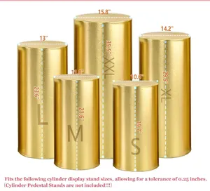 Gold cover for plinth