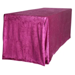 Magenta Velvet Tablecloth