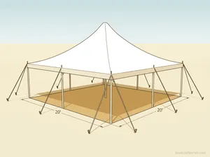 20×20 High Peak Pole Tent