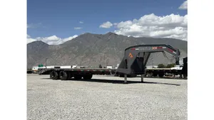 2026 RawMaxx FDX 30' Gooseneck Deckover Flatbed Trailer 30,000 Lbs Payload, GVWR 40,000 Lbs