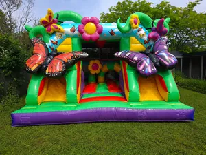 Premium Vlinder Springkasteel
