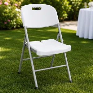 Folding Chair, White