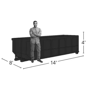15 Yd Roll Off Dumpster - C/D Waste