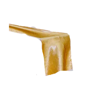 CRINKLE TABLE RUNNER - GOLD 