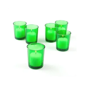 VOTIVE CANDLEHOLDER - GREEN