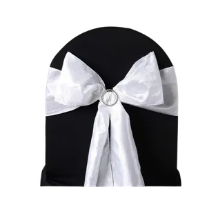 CRINKLE CHAIR SASH - WHITE 