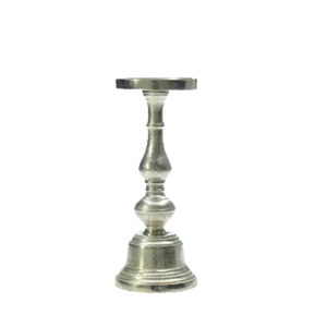 ATHENA CANDLEHOLDER - SILVER (M)