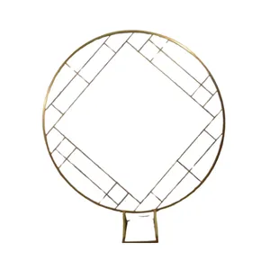 NEW 6ft GEO METAL CIRCULAR FRAME