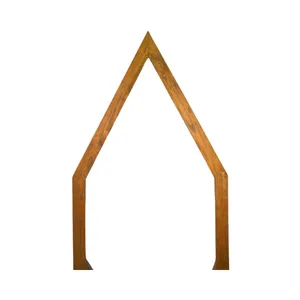 NEW 8ft GOTHIC WOODEN ARCH - BROWN 