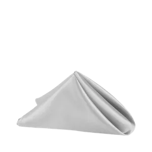 SATIN TABLE NAPKIN - SILVER