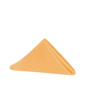 POLYESTER TABLE NAPKIN - DARK PEACH