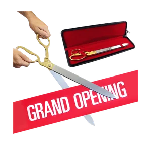 CEREMONIAL OVERSIZED SCISSOR - GOLD 