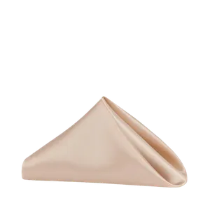 SATIN TABLE NAPKIN - CHAMPAGNE 