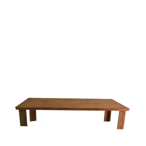 8ft WOODEN PICNIC TABLE - BROWN  8ft x 4ft x 15