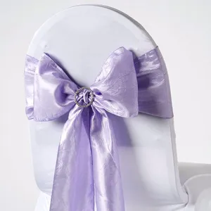 CRINKLE CHAIR SASH - LAVENDER/LILAC