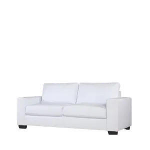  2-SEATER LEATHER SOFA