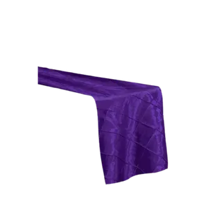 PINTUCK TABLE RUNNER - PURPLE