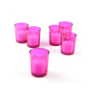 VOTIVE CANDLEHOLDER - FUCHSIA