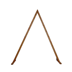 8ft A FRAME/TRIANGULAR WOODEN WEDDING ARCH - BROWN