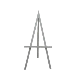 WOODEN EASEL - GREY 