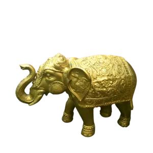 2ft ORNATE ELEPHANT - GOLD 