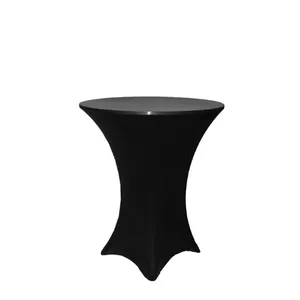 NEW SPANDEX COCKTAIL TABLE LINEN - Black