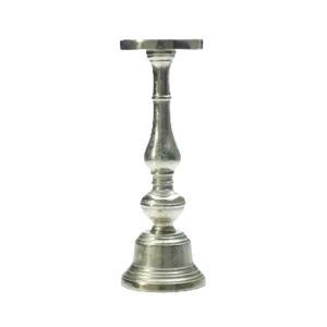 ATHENA CANDLEHOLDER - SILVER (L)