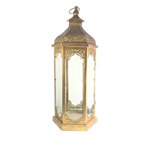 MOROCCAN LANTERN - GOLD (L) 31
