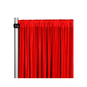 NEW 15ft FABRIC PANEL (Quianna) - Red (15ft L x 5ft W)