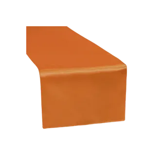 SATIN TABLE RUNNER - BURNT ORANGE