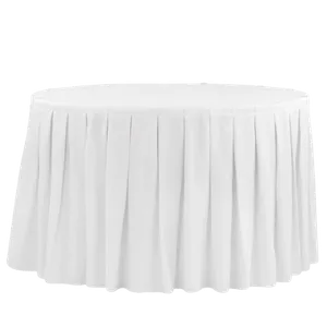POLYESTER TABLE SKIRTING (WHITE)