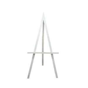 WOODEN EASEL - WHITE 