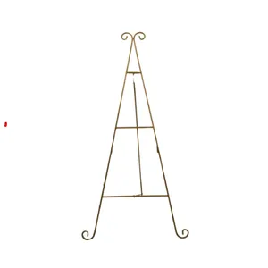NEW 4ft METAL EASEL - GOLD 