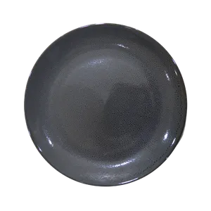 SPECIALTY DINNER PLATE - CHARCOAL/PEWTER SLATE GREY