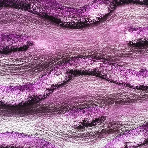 4' x 6' PATTERNED RUG - PURPLE/LAVENDER