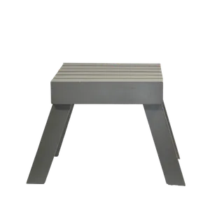 KIDS WOODEN STOOL - GREY 