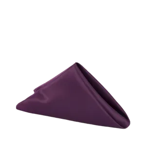 LAMOUR TABLE NAPKIN - PLUM/EGGPLANT 