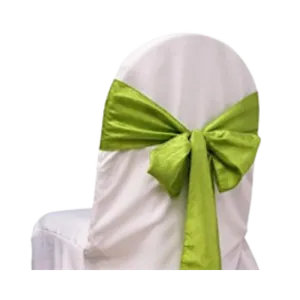 CRINKLE CHAIR SASH - GREEN 