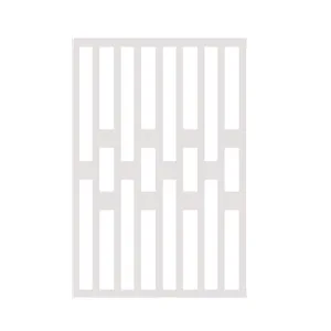 WOODEN PLANTER WALL/BACKDROP - WHITE 8ft x 6ft 