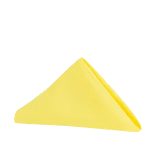 POLYESTER TABLE NAPKIN - CANARY YELLOW