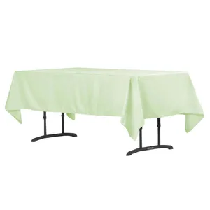 120'' ROUND TABLE LINEN POLESTER - SAGE GREEN
