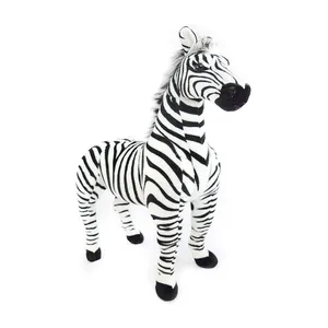 NEW 4ft PLUSH ZEBRA