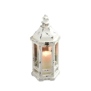 RUSTIC IVORY LANTERN - 22