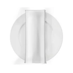 POLYESTER TABLE NAPKIN- WHITE 