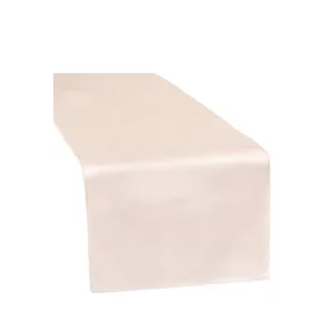 SATIN TABLE RUNNER - BLUSH/ROSE GOLD