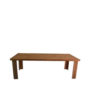 8ft RUSTIC WOODEN FARM DINING TABLE - BROWN 8ft x 4ft