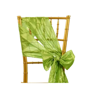 PINTUCK CHAIR SASH - SAGE GREEN 