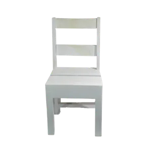 KIDS WOODEN CHAIR - WHITE 