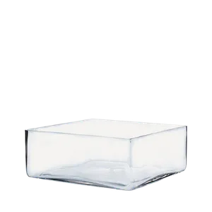  SQUARE VASE - CLEAR 10