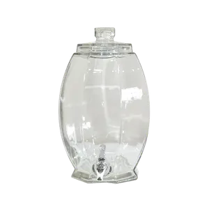 GLASS BEVERAGE DISPENSER ON STAND